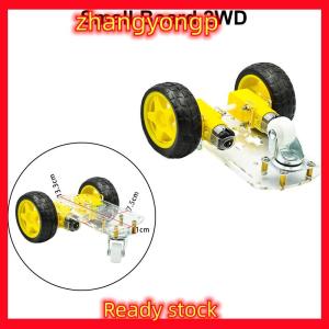 [ZY] Legend DIY ชุดติดตามรถหุ่นยนต์อัจฉริยะพร้อมกล่องเข้ารหัสความเร็วกล่องแบตเตอรี่โมดูล4WD 2WD สำหรับ Uno R3