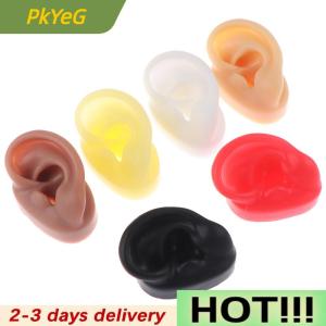 PkYeG 1X Silicone Ear Model Practice Piercing Tools Ear Stud Display Tool Body Jewelry