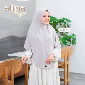 Azmeela Alina Bergo Soft Pad Harian Desain Penutup Dagu