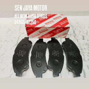 BRAKE PAD FRT ALL NEW RUSH TERIOS KAMPAS REM DEPAN ALL NEW RUSH TERIOS 04465-BZ250