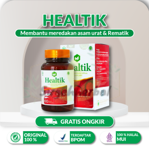 ( BISA COD) HEALTIK ISI 60 KAPSUL OBAT ASAM URAT REMATIK