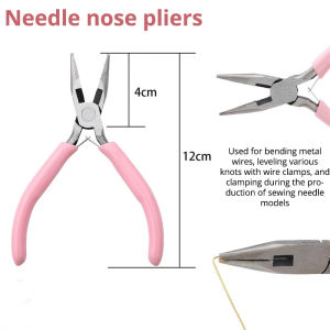 Jewelry Pliers Pointed Nose Pliers DIY Jewelry Making Craft Tool Pliers Wire Wrapping Tool Diagonal-Nose Pliers