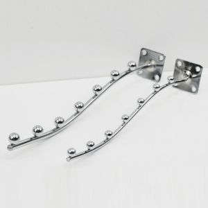 Móc Treo Quần Áo Gắn Tường Và Cài Thanh INOX Mẫu Cong 7 Bi - Giá  Kệ Treo Quần Áo Cho Cửa Hàng Và Shop Thời Trang - Tay Bi Cố Định Tường Thông Minh