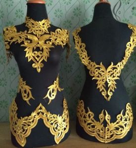 Renda Bordir Murah Model Gaun Romawi