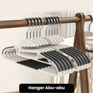 Inaso Gantungan Baju Hanger Plastik 1 Pcs Gantung Pakaian Hanger Anti Karat Tempat Gantungan Lemari Pakaian Anti Slip HSB702