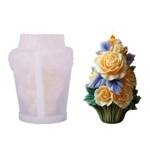 3D Multilayer Flower Silicone Mould Bouquet Molds Casting Molds Ornament Molds Plasters Molds Epoxy Resin Molds