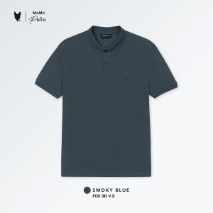 AEIOU🦊โปโล Memo Polo กระดุม2 ปกคอเรียบ Basic Fox 3D Best Seller D2