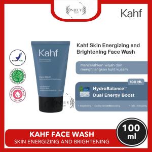 Kahf Face Wash Skin Energizing and Brightening 100ML - Sabun Pembersih Wajah Pria Untuk Kulit Cerah Bebas Kusam