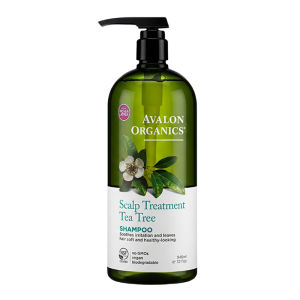 Avalon Organics Tea Tree Scalp Treatment Shampoo - Anti-Dandruff Soothes Itchy Scalp Oil Control & Volumizing 946ml