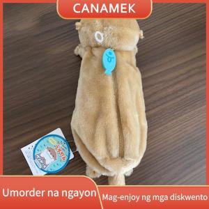 CANAMEK Cute Little Otter Plush Pencil Case Cartoon Animal Doll Pen Bag Stationery Storage School Supplies Plush Pencil Cases