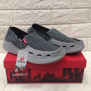 SEPATU ARDILES KENWOOD ABU-ABU / SEPATU PRIA / SEPATU ARDILES / SEPATU SLIP ON PRIA