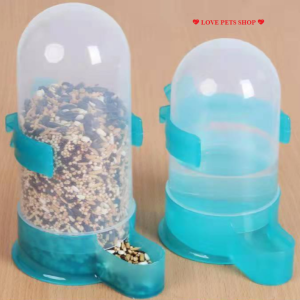 Bình đựng nước và thức ăn tự động cho chim Vẹt gắn chuồng (mẫu mới) -Love Pets Shop