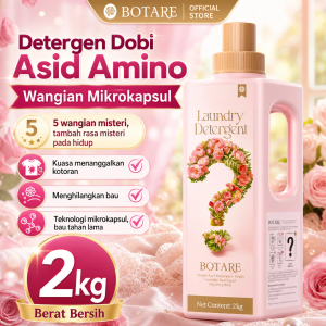 【2kg】Botare Laundry Detergent | Baby-Safe Amino Acid Formula No Harsh Chemicals Gentle on Sensitive Skin