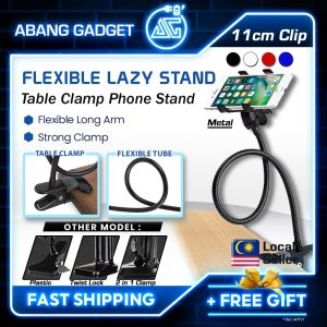 Flexible Gooseneck Long Arm Clip Metal Lazy Bracket Mobile Phone Holder Stand
