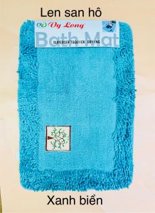 Thảm len san hô chùi chân VY LONG kích thước 40x60cm thấm hút nước.