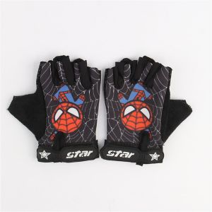 MUQZI Ngoài trời Cưỡi Chạy Cho Trẻ Em Phim hoạt hình Chống-Trượt Đi xe đạp Găng Tay Găng Tay Nửa Ngón Tay Găng Tay Găng Tay Phim hoạt hình Găng Tay Trẻ em Xe Đạp Găng Tay Găng Tay