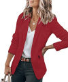 CFJ Women Blazer Blazeer Woman Lady Formal Office OL Work Suit Pockets Jackets Coat Single Button Spring Autumn 1028. 