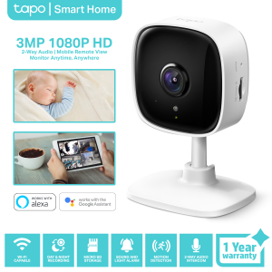 TP-Link Tapo C110  3MP Wireless Security WiFi CCTV Camera Indoor IP Baby Surveillance Camera  Connect to Cellphone