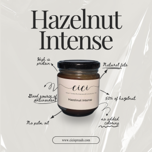 [Made in SG🇸🇬]Hazelnut Intense - Vegan hazelnut spread contains 50% hazelnut 200g
