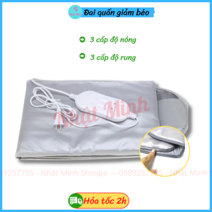 Đai nóng rung 3 cấp độ giảm béo chuyên dụng | Đai giảm mỡ bụng