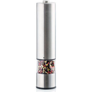 KECTTIO Adjustable Refillable Grinding Electric One Handed Operation Grinder Mill Kitchen Tools Salt Pepper Mill Spice Grinder