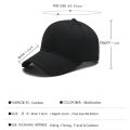 Baseball Premium Canvas Hard Brim Adjustable For Cotton Woman Plain Casual Black Cap Topi Lelaki Hat for Men. 