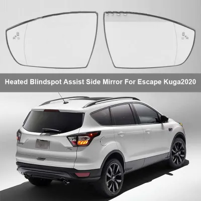 For Escape 2020 Car Rearview Glass with Heated Blind-Spot Assist Side Mirror Reflector Lens Global Auto Parts