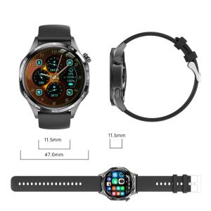 RUNI Watch5 Pro smart watch 2.08” AMOLED Display Compass+GPS+NFC 720 hours battery life Bluetooth 6.0 call 150+ Sports Modes Sleep monitoring IP68 Waterproof for Android&iOS 1 Year Warranty