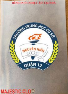 Hình ủi ép nhiệt-hình in áo-IN LOGO đồng phục các Trường Học-Cty- Logo Gia Đình theo yêu cầu INBOX-MAJESTIC.CLO-LUCK