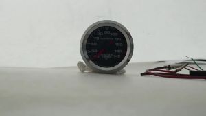 2 52mm Car modified water temperature gauge Colorful background lighting 12V Pointer-type instrument 40-140℃