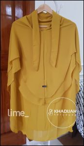 Jilbab Hijab Khimar Nonpet Bahan Cerutty Babydoll Safwah Khimar