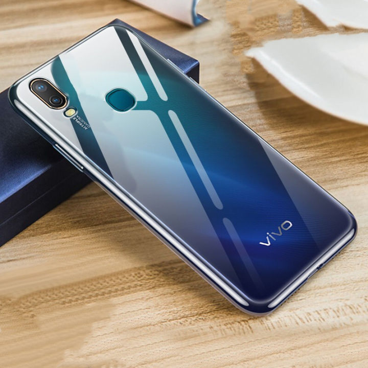 For Vivo Y11 2019 1906 Slim Soft Clear Silicon Rubber Scratch-Resistant CP  Case Liquid Crystal Anti-yellowing Designed Back Cover Skin - Main Image