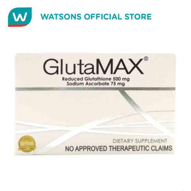 GLUTAMAX Reduced Glutathione 500mg Sodium Ascorbate 75mg 1 Capsule
