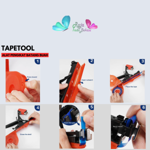 Tapetool Alat Pengikat Batang Buah Anggur Melon Semangka Tanaman Merambat Hand Tying Machine Alat Pengikat Lanjaran Tanaman