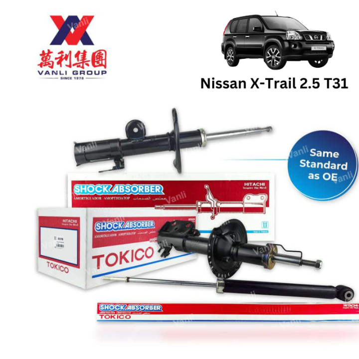 Tokico Shock Absorber Front Rear for NISSAN X TRAIL XTRAIL T31