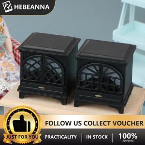 hebeanna Dollhouse Miniature Simulation Fireplace Model Furniture Ornaments Kids Toys