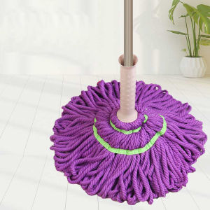 360° Spin Mop Hand wash free self-twistging rotating retractable mop Easy Washing and Dry Microfiber Mop Heads