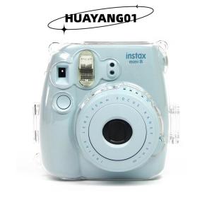 HUAYANG01 [HOT FASHION] Fujifilm Instax Mini 8 8 + 9ฟิล์มสำเร็จรูปกล้องใสเคสกระเป๋าปลอก