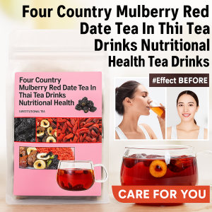 Black Goji Berry Mulberry Red Date Tea for All Seasons  Suitable for Adults  Nourishing the Kidneys  Sweet Taste  Beneficial for Heart and Energy