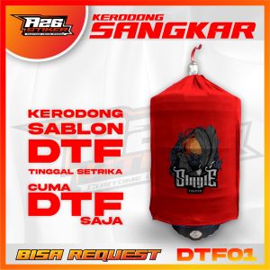 Kerodong Burung Sablon DTF Strika Burung Murai Cucak Ijo Kacer Sogon Cendet