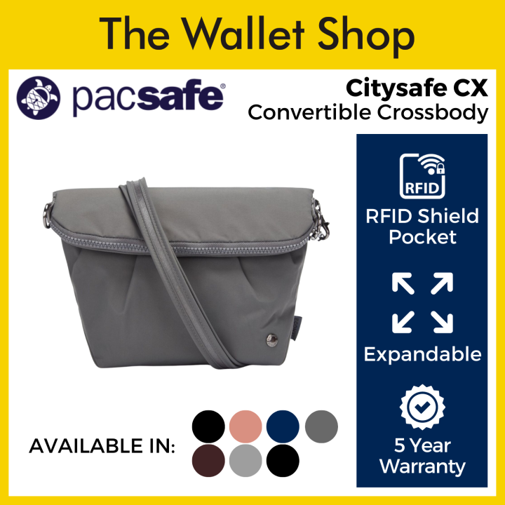 Pacsafe Citysafe CX Anti-Theft Convertible Crossbody Bag Lazada