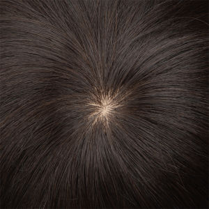 TSE Women Wig Middle-aged Lady Real Hair Wigs Short Hair Fluffy Real Hair Made For Mama Mother RW09