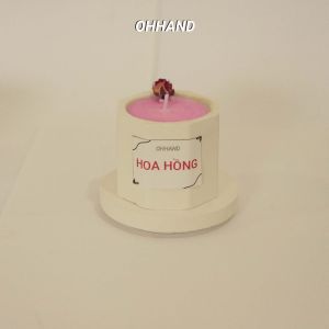 Nến Thơm Thư Giãn Handmade Không Khói Từ Tinh Dầu Cao Cấp OHHAND