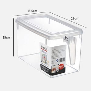 Fresh Keeping Box Kitchen Food Sealed Lid Refrigerator Freezer Storage Box Vegetable Fruit Storage Basket
