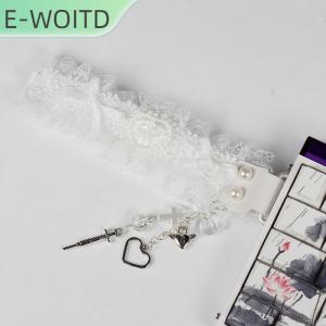【E-WOITD】 สายรัดคีย์บอร์ดลายลูกไม้กลไกสำหรับตกแต่งคีย์บอร์ดแบบปรับแต่งได้อเนกประสงค์
