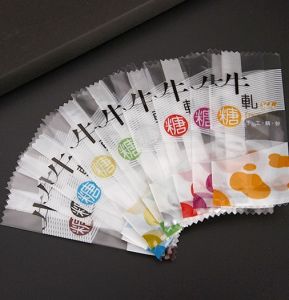 (20pcs) Colors Nougat / Candy / Chocolate Packing Plastic Bag Self-Adhesive Door Gift Packaging