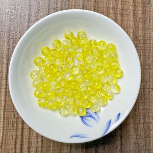 DIY - Hạt đá giả tuyết nhiều màu sắc có lỗ (6mm) tự làm bằng hạt cườm phụ kiện trang sức bán sỉ - A17