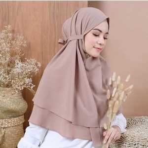 Hijab Bergo Maryam 2 Layer Non Ped
