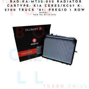 RADIATOR CARTYPE: KIA CERES/KC27 K-2700 TRUCK 01- PREGIO 1 ROW