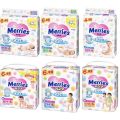 Bỉm/Tã Dán/ Tã Quần MERRIES Nội Địa Nhật Đủ Size NB76/ S70/ M54/ M58/L44/XL38 Giúp Bé Yêu Thoải Mái Hoạt Động - Tã Dán Merries Cho Trẻ Sơ Sinh, Tã Quần Cho Bé. 